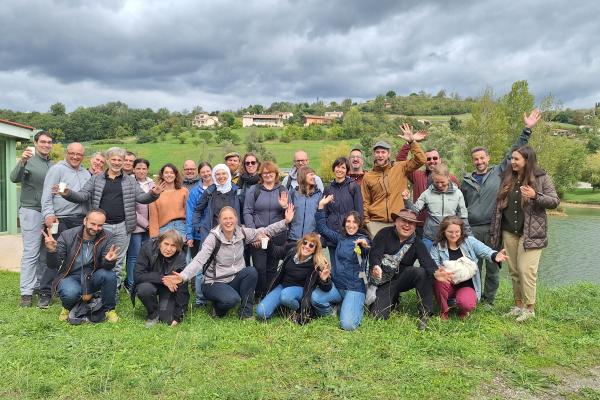 SpongeScapes team in the Lèze river basin, september 2025